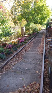 An old train track in New Hope.