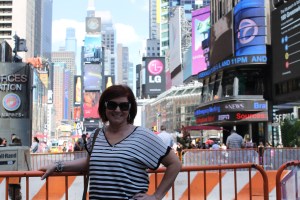 My mom in the Big Apple!