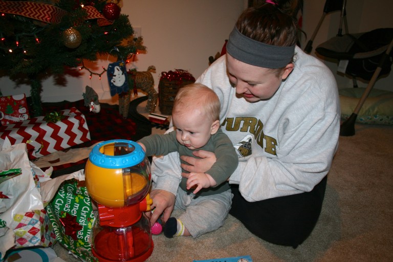 Fun baby gumball machine.